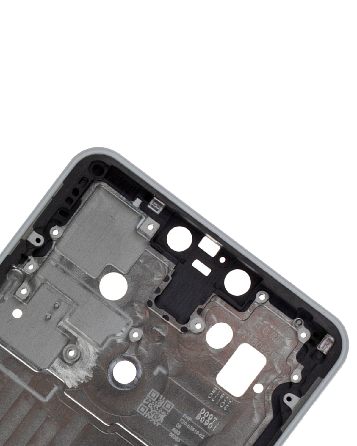 Mid Frame Housing For Google Pixel 3 XL (White) - replacement part secondary detail