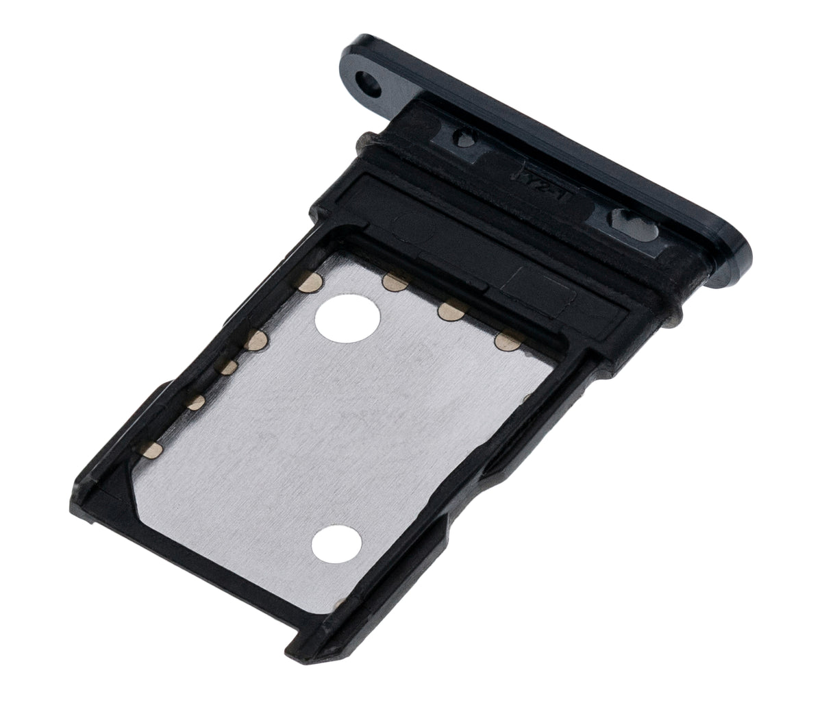 Sim Card Tray For Google Pixel 3 XL (Just Black) - replacement part additional angle