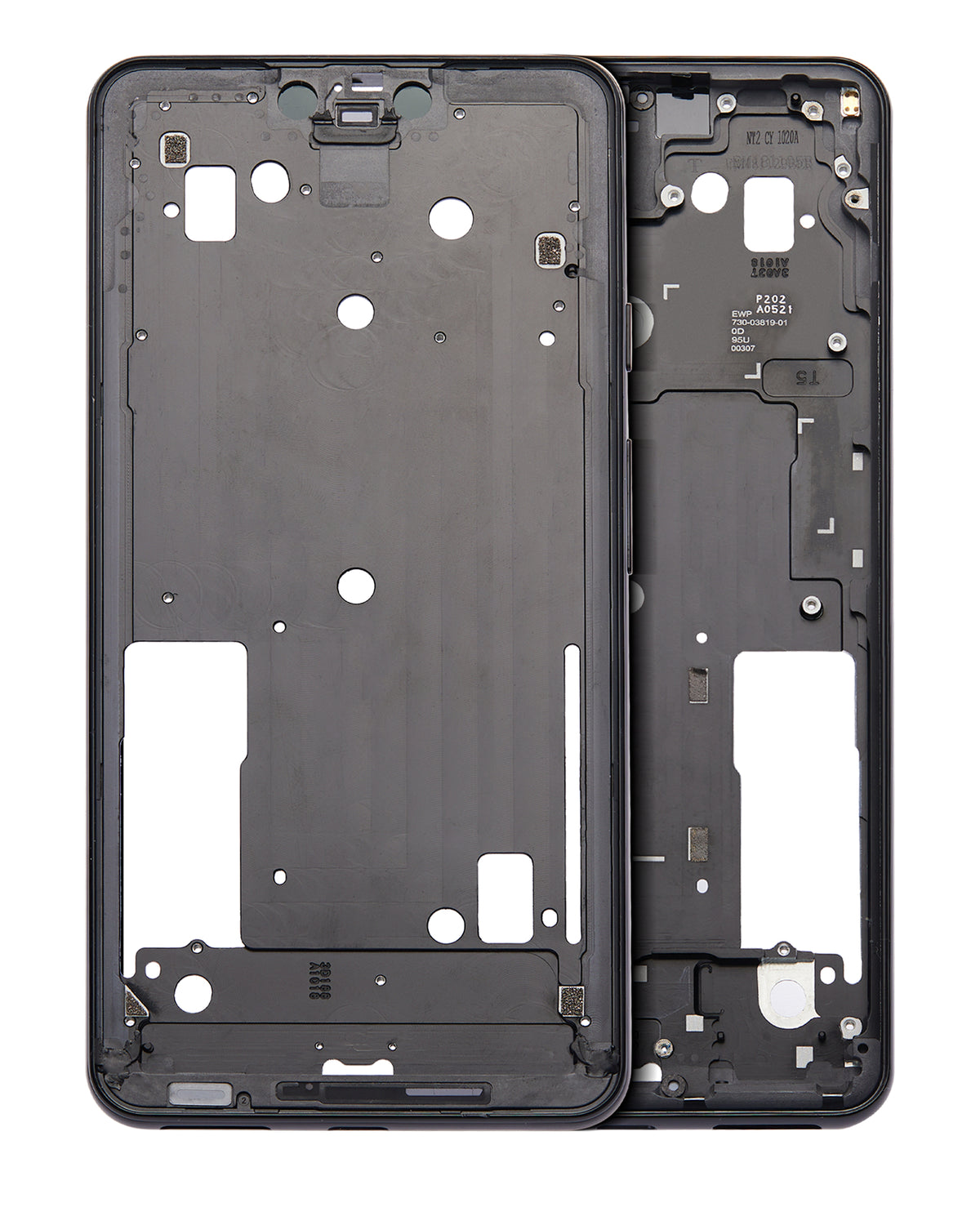 Mid Frame Only For Google Pixel 3 XL (Just Black) - replacement part product view