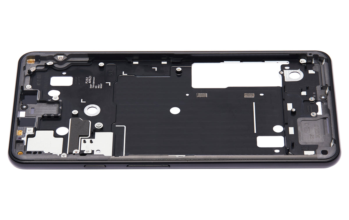 Mid Frame Only For Google Pixel 3 XL (Just Black) - replacement part additional angle
