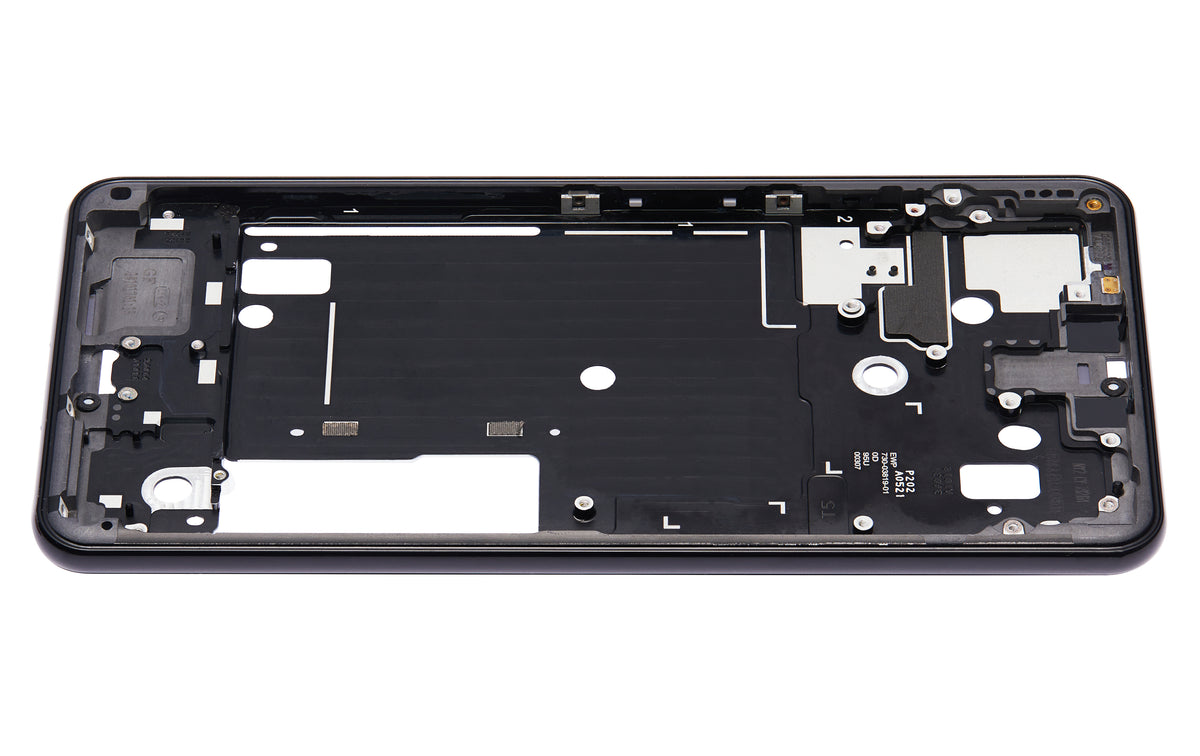 Mid Frame Only For Google Pixel 3 XL (Just Black) - repair component detailed angle