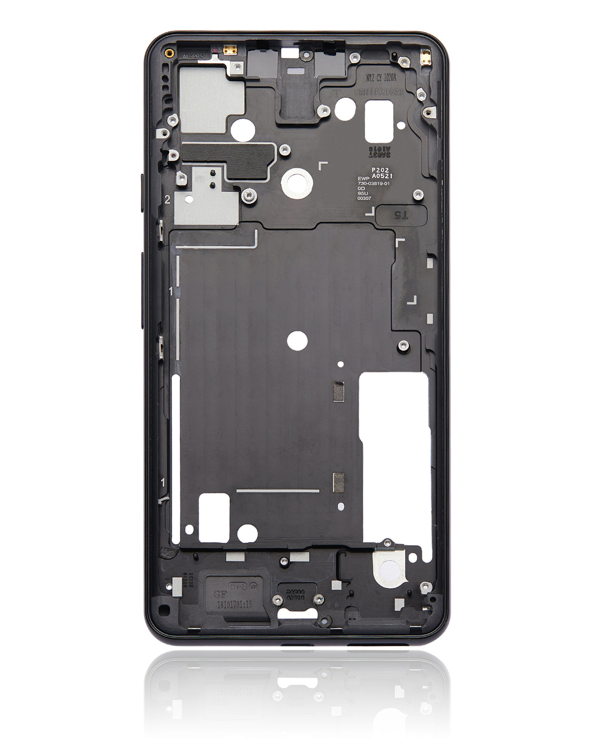 Mid Frame Only For Google Pixel 3 XL (Just Black) - replacement part product view 9