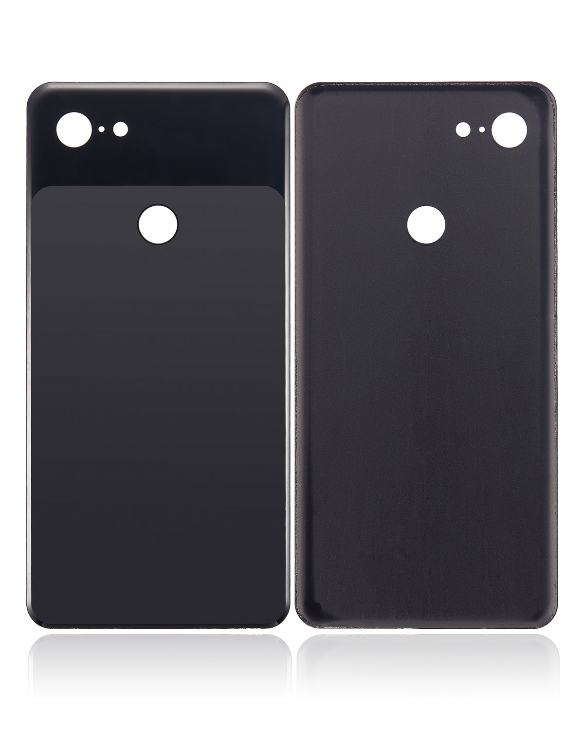 Back cover Glass For Google Pixel 3 XL (Just Black) - repair component alternate view