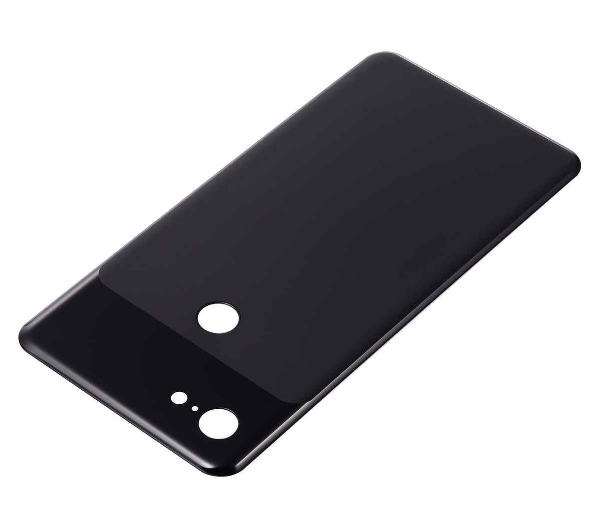 Back cover Glass For Google Pixel 3 XL (Just Black) - phone repair part close-up