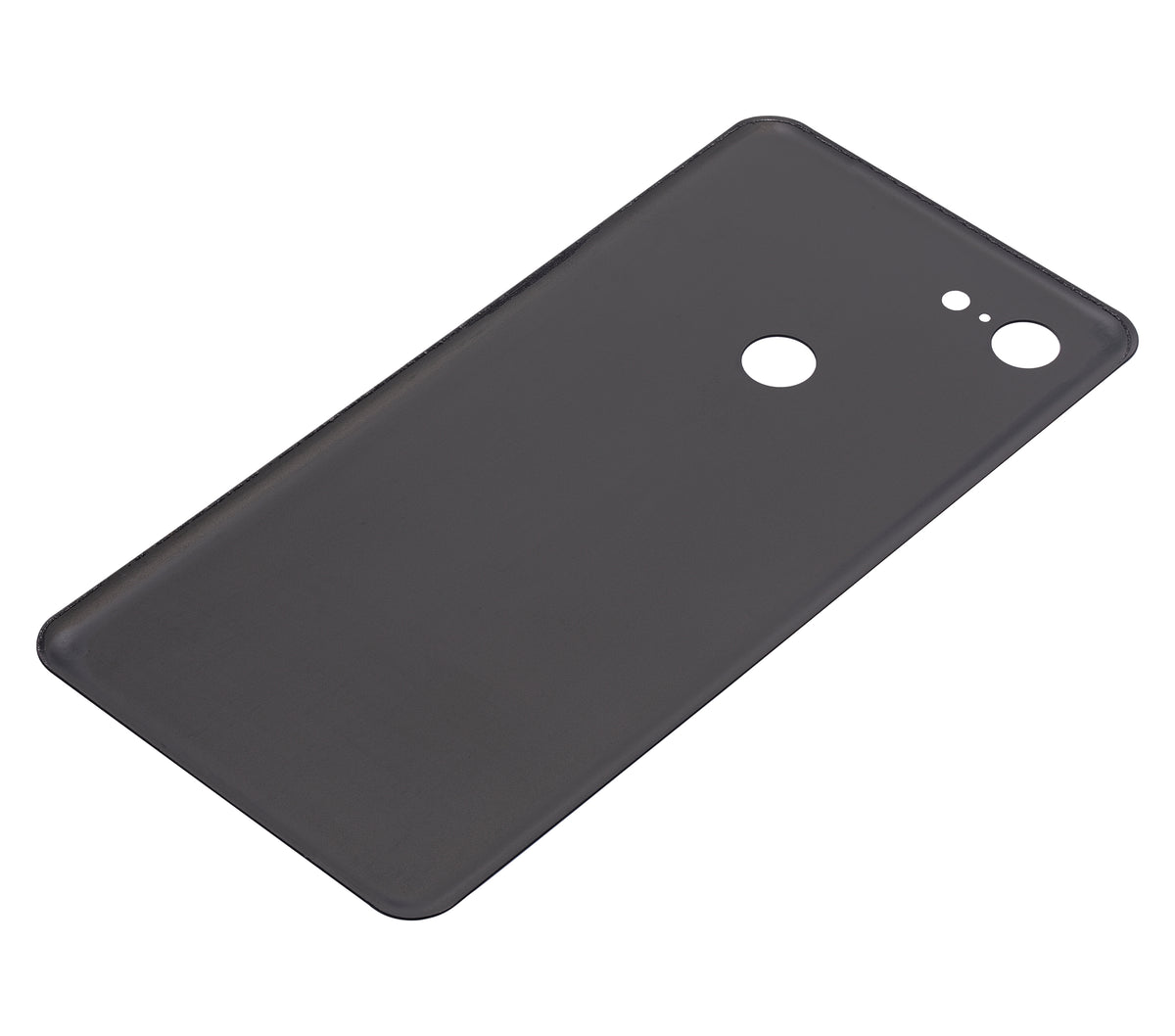Back cover Glass For Google Pixel 3 XL (Just Black) - replacement part additional angle