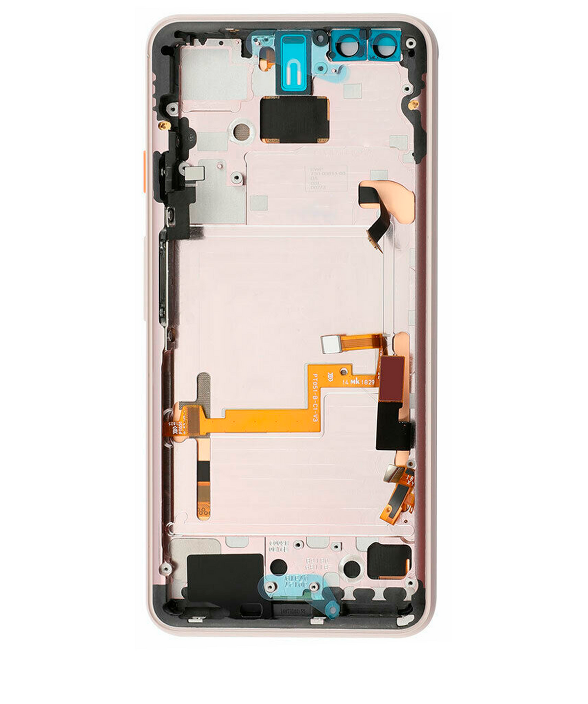 OLED Assembly With Frame For Google Pixel 3 (Refurbished) (Pink) - repair component alternate view