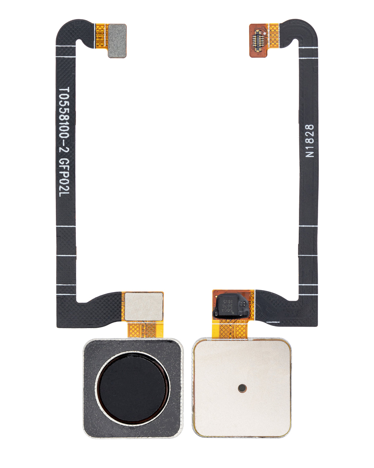 Home Button With Fingerprint Sensor For Google Pixel 3 (Just Black) - repair component alternate view