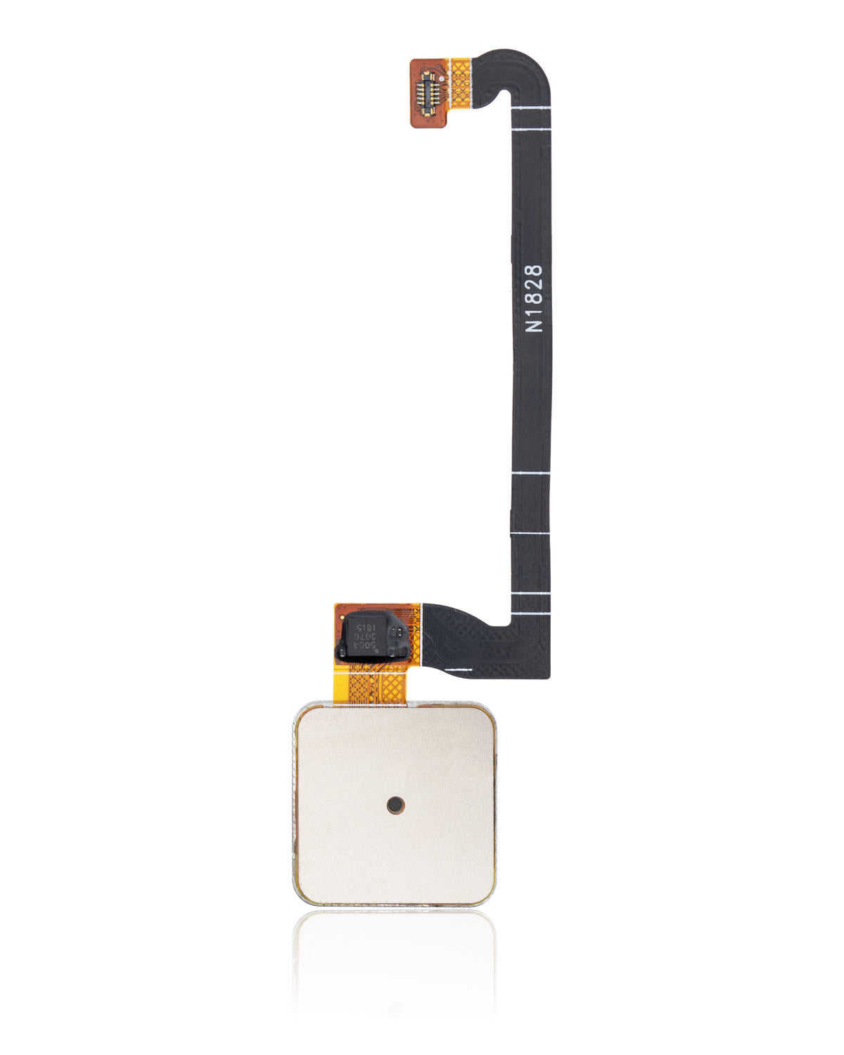 Home Button With Fingerprint Sensor For Google Pixel 3 (Just Black) - replacement component detail view