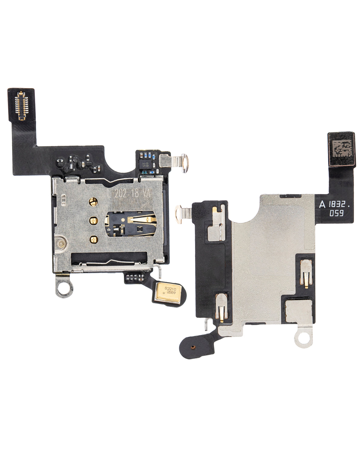 Sim Card Reader For Google Pixel 3 - repair component alternate view