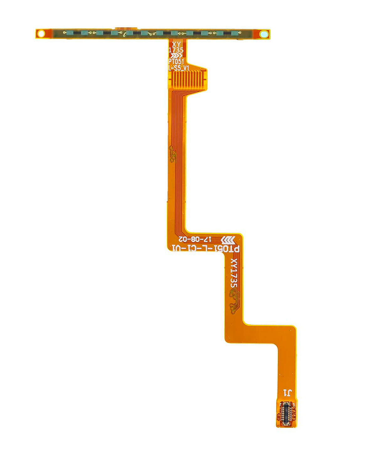 Grip Sensor Flex Cable For Google Pixel 3 - repair component detailed angle