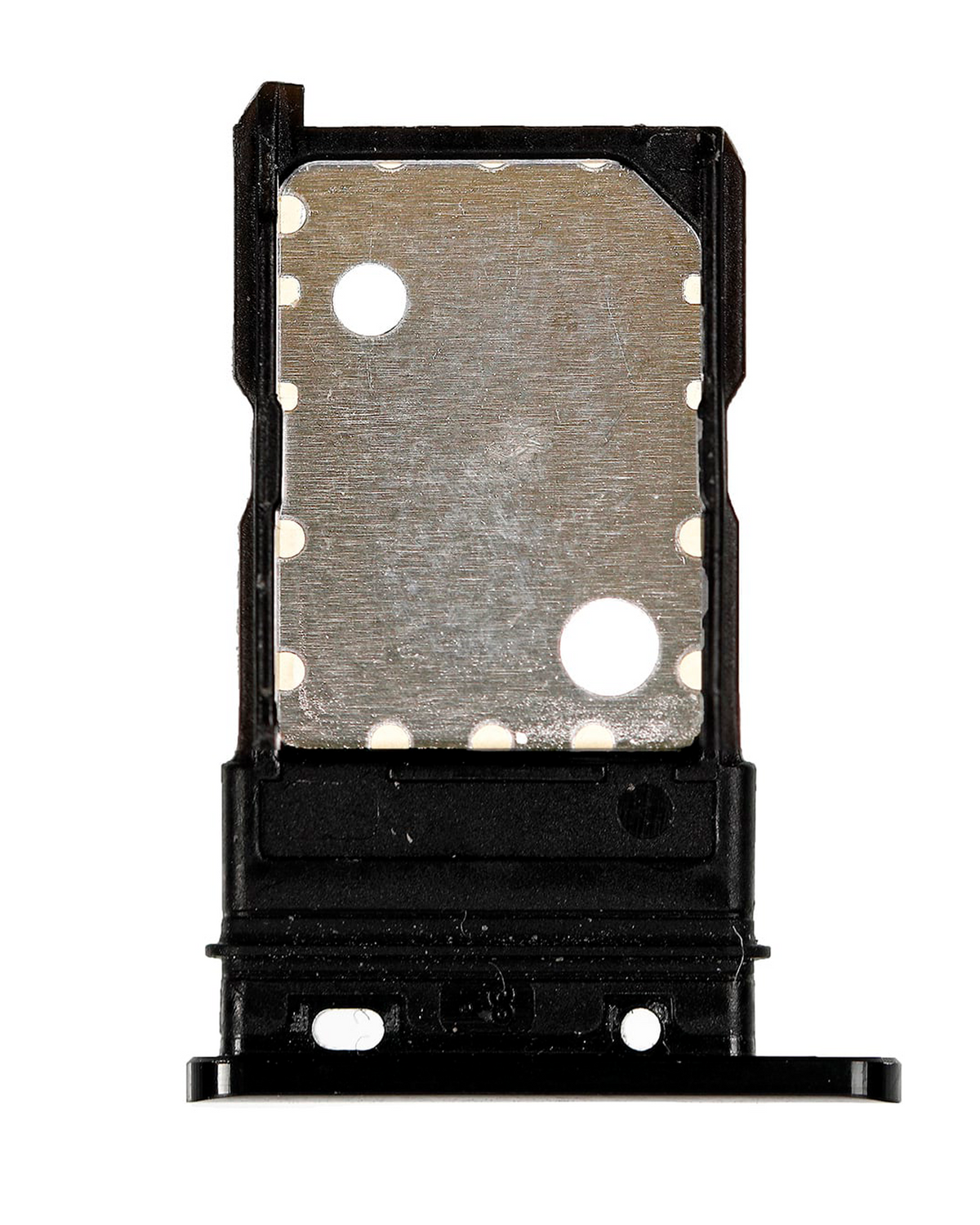 Sim Card Tray For Google Pixel 3 (Just Black) - repair component detailed angle
