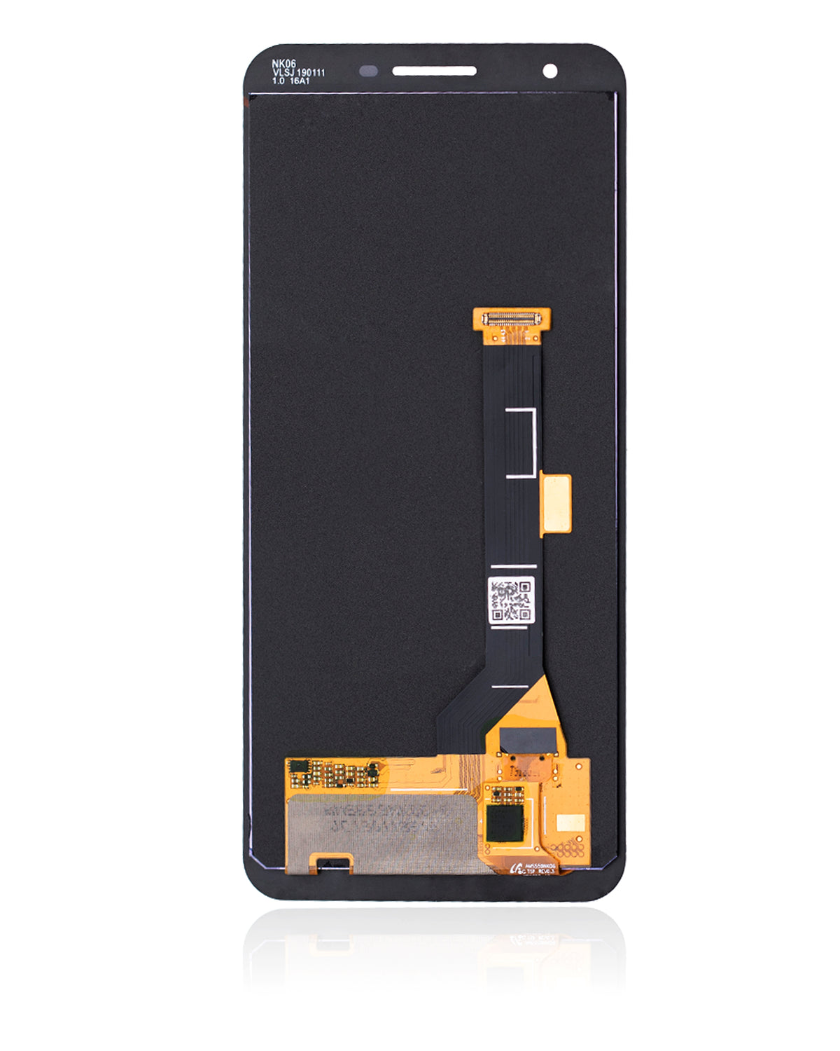 OLED Assembly Without Frame For Google Pixel 3a (Refurbished) (All Colors) - repair component detailed angle