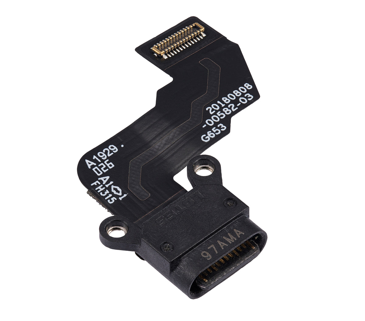 Charging Port Flex Cable For Google Pixel 3A - replacement part additional angle