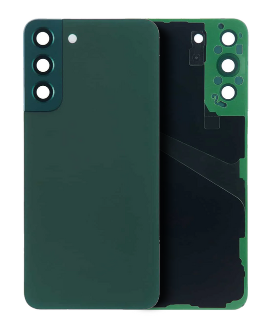Back Cover Glass With Camera Lens Samsung Galaxy S22 5G (Service Pack) (Green)