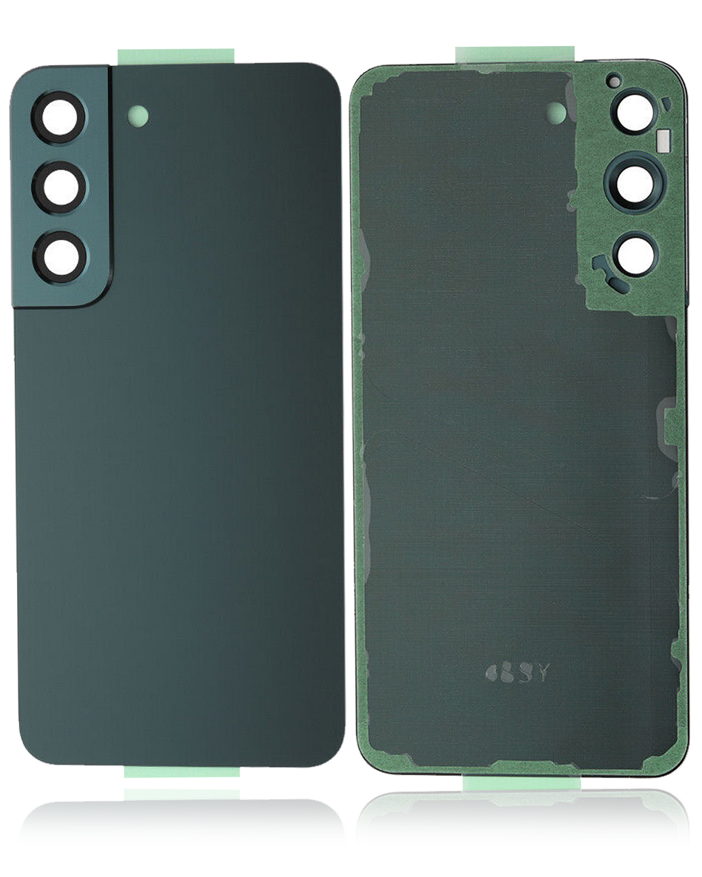 Back Cover Glass With Camera Lens Samsung Galaxy S22 5G (Service Pack) (Green)