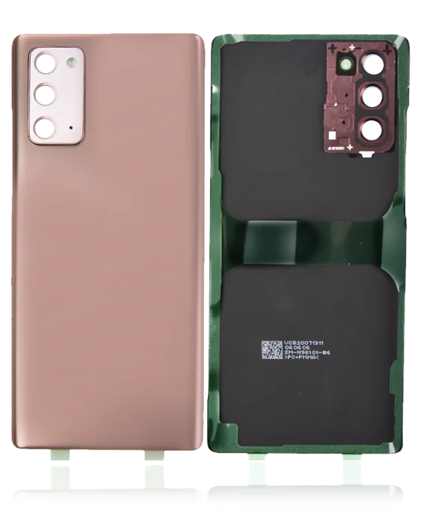 Back Cover Glass With Camera Lens Samsung Galaxy Note 20 Ultra (Service Pack) (Mystic Bronze)