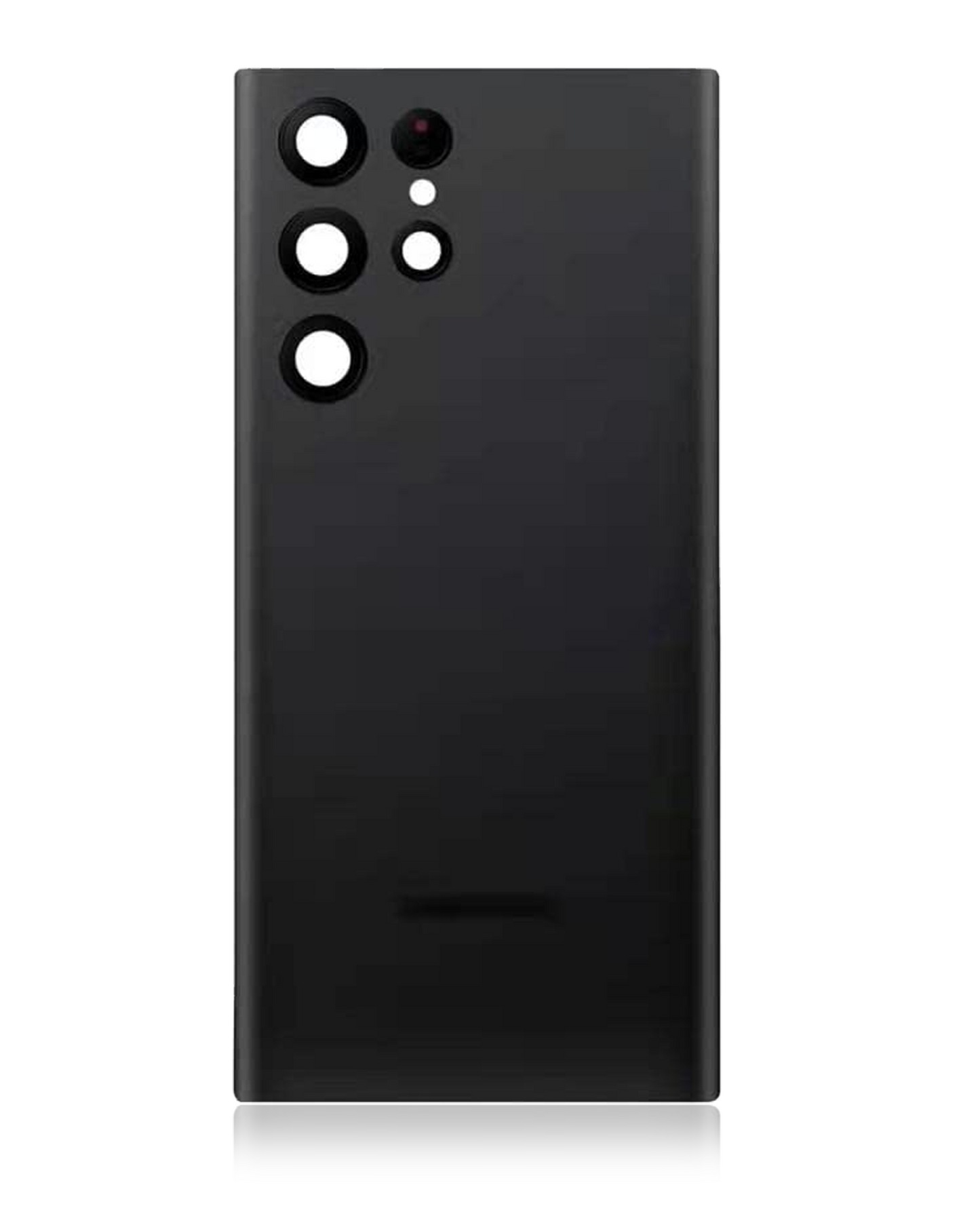 Back Cover Glass With Camera Lens For Samsung Galaxy S22 Ultra (Service Pack) (Phantom Black)
