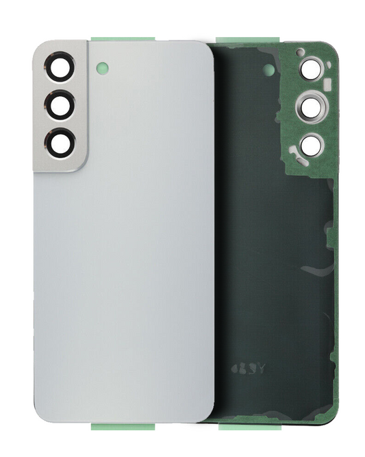 Back Cover Glass With Camera Lens Samsung Galaxy S22 Plus (Service Pack) (White)