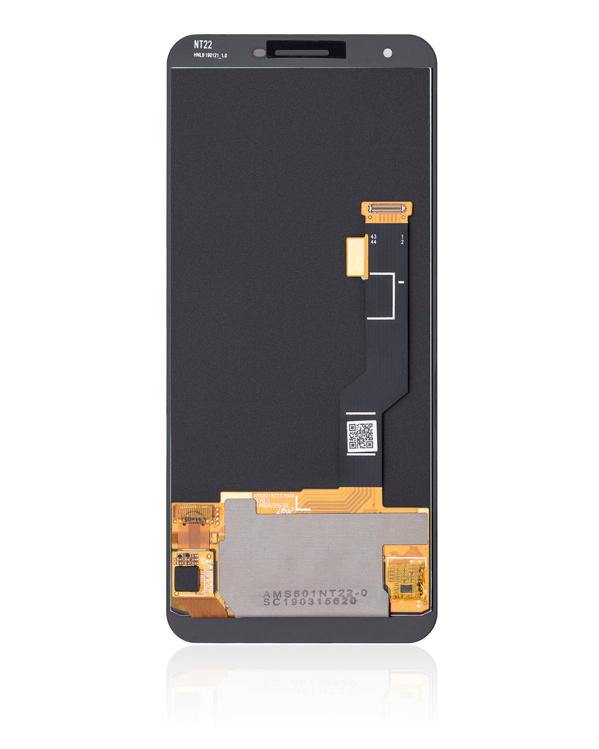 OLED Assembly Without Frame For Google Pixel 3a XL (Refurbished) (All Colors) - repair component detailed angle
