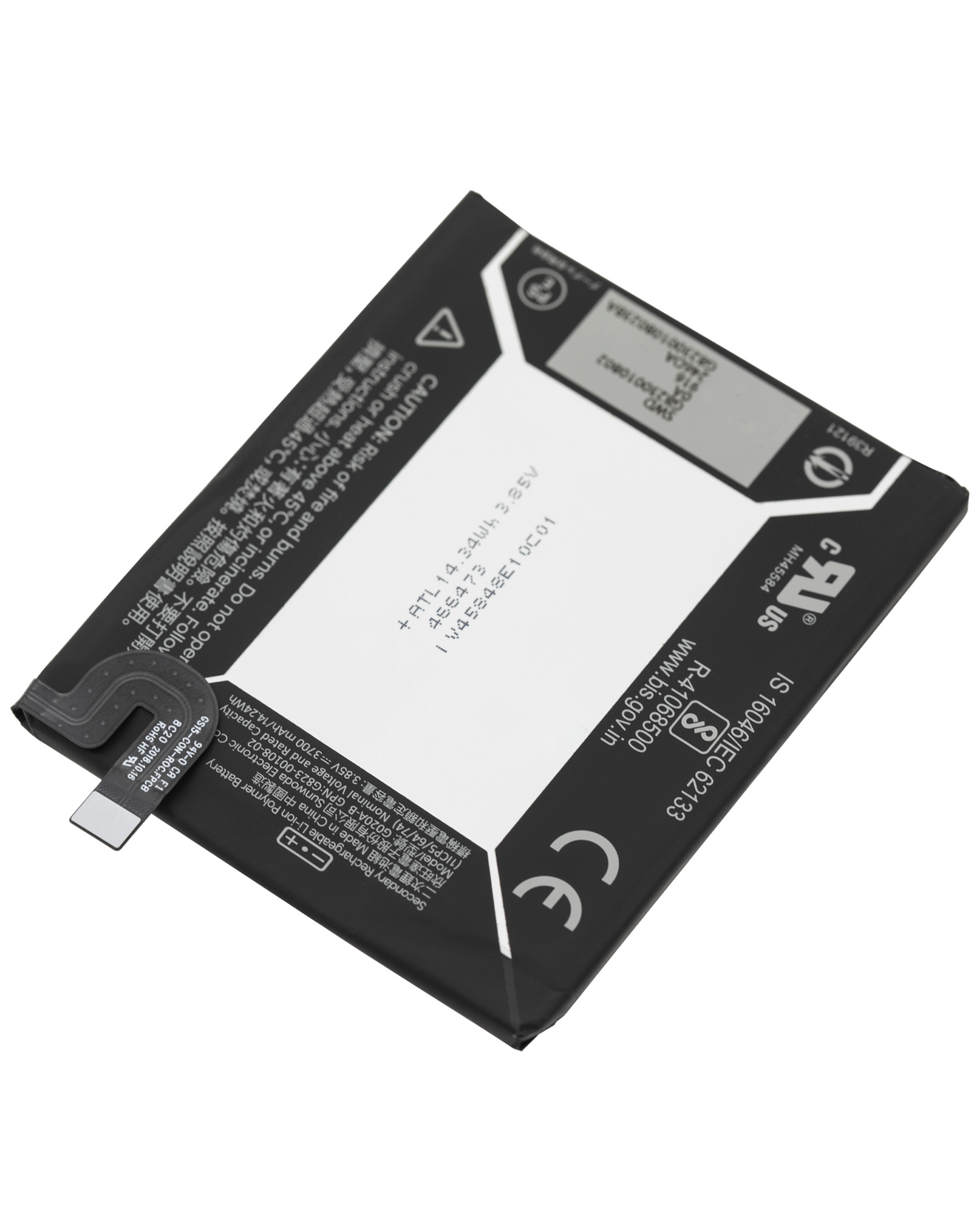 Replacement Battery For Google Pixel 3a XL (G020A-B) - phone repair part close-up