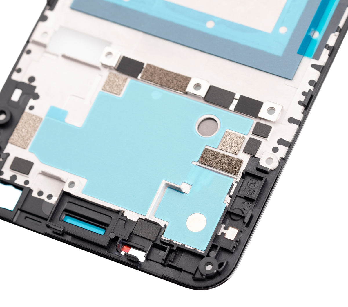 Mid-Frame Housing For Google Pixel 3A XL (With Small Parts) - replacement component detail view