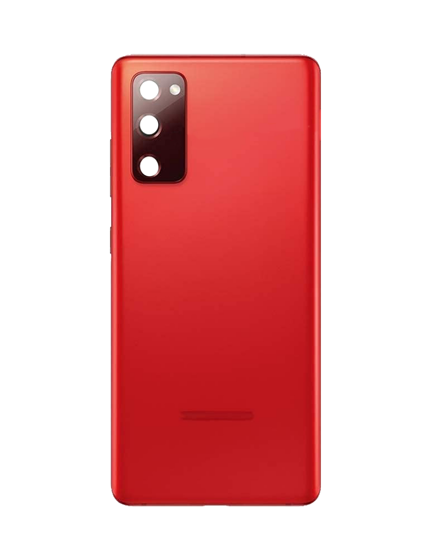 Back Cover Glass With Camera Lens For Samsung Galaxy S20 FE (Service Pack) (Cloud Red)