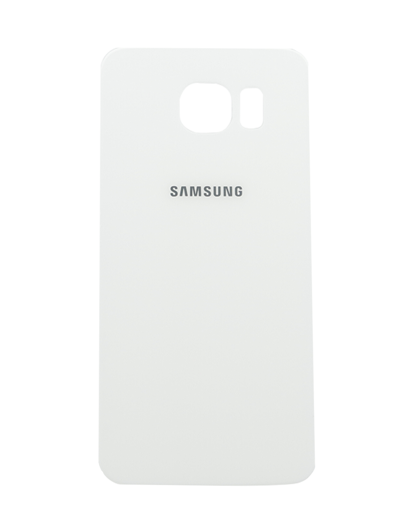 Back Cover Glass For Samsung Galaxy S6 ( AT&T Logo) (Used OEM Pull: Grade A) (White Pearl)