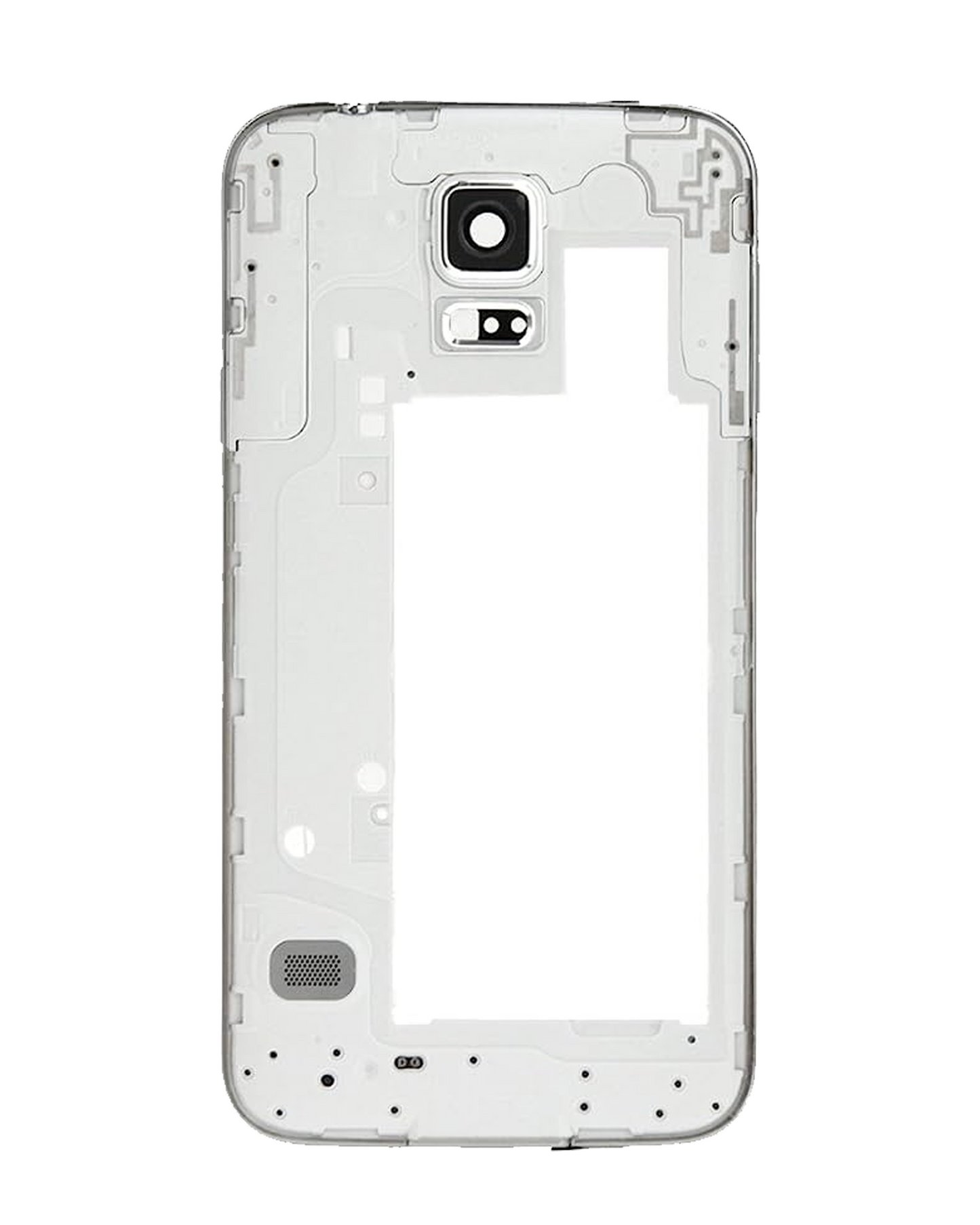 Mid-Frame Housing For Samsung Galaxy S5 (Service Pack) (Silver / Black)