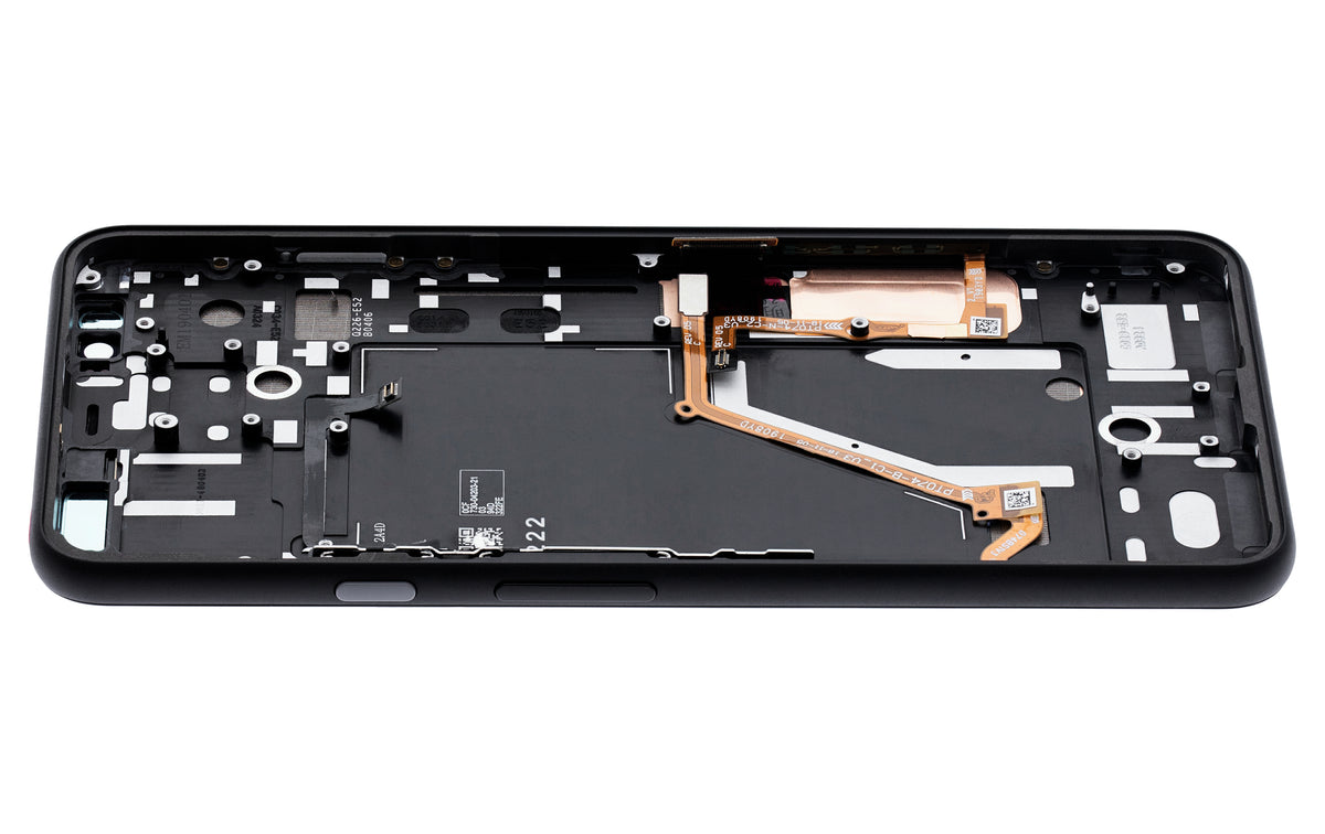 OLED Assembly With Frame For Google Pixel 4 XL (Refurbished) (Gray Power Button) - replacement part additional angle