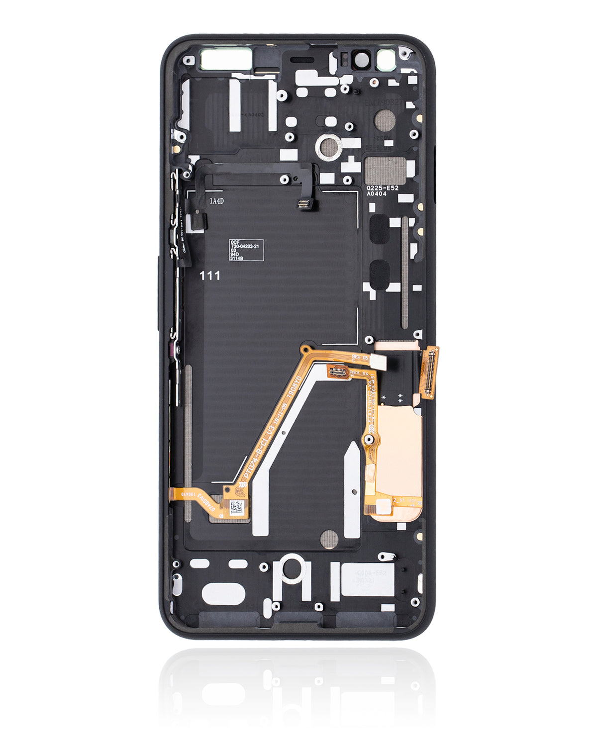 OLED Assembly With Frame For Google Pixel 4 XL (Refurbished) (Clearly White Power Button) - replacement part secondary detail