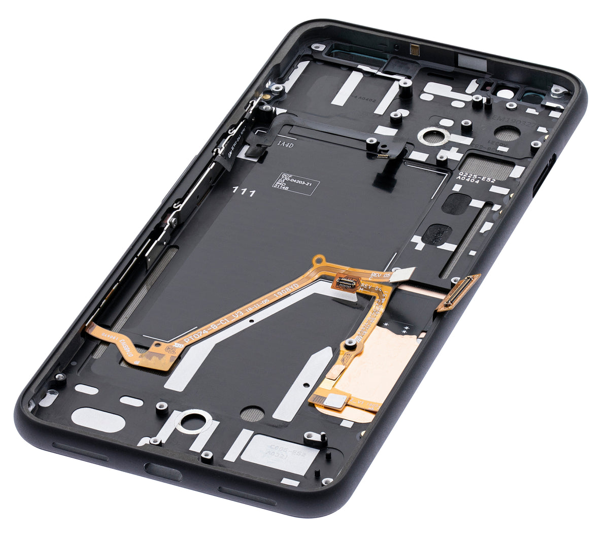 OLED Assembly With Frame For Google Pixel 4 XL (Refurbished) (Clearly White Power Button) - replacement part product view 12