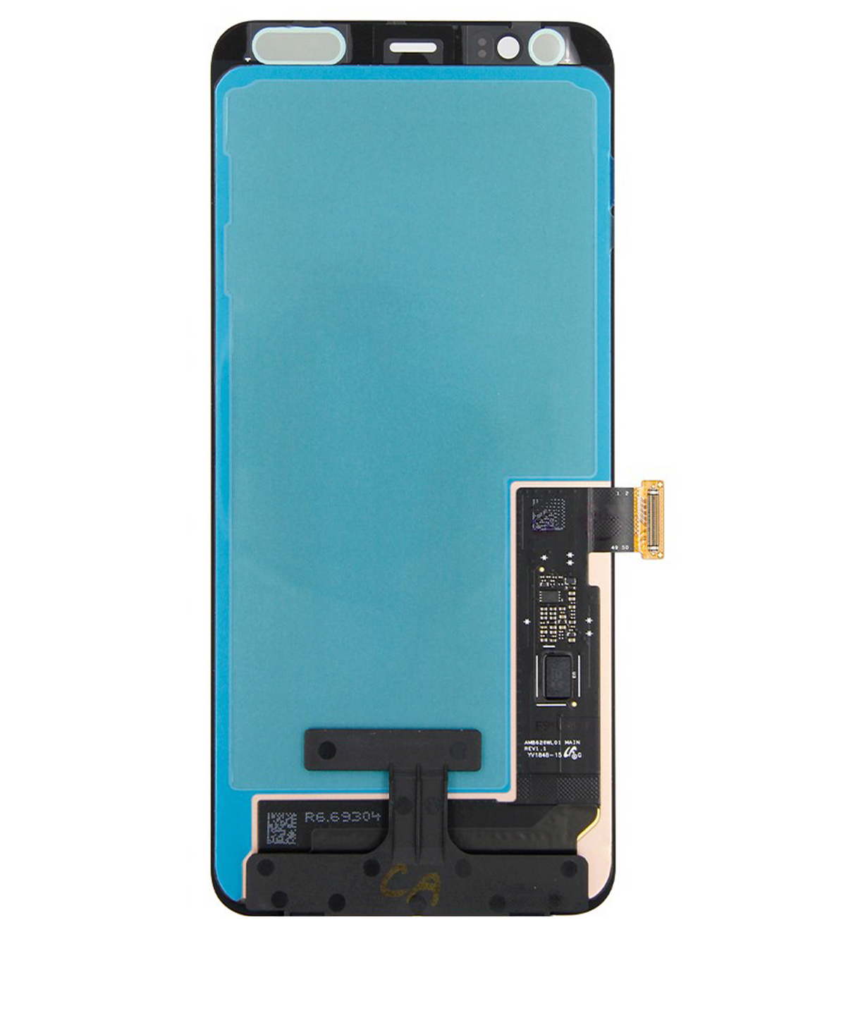 OLED Assembly Without Frame For Google Pixel 4 XL (Refurbished) (All Colors) - replacement part additional angle