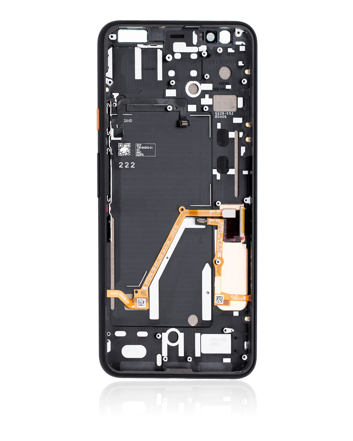 OLED Assembly With Frame For Google Pixel 4 XL (Refurbished) (Oh So Orange Power Button) - replacement part secondary detail