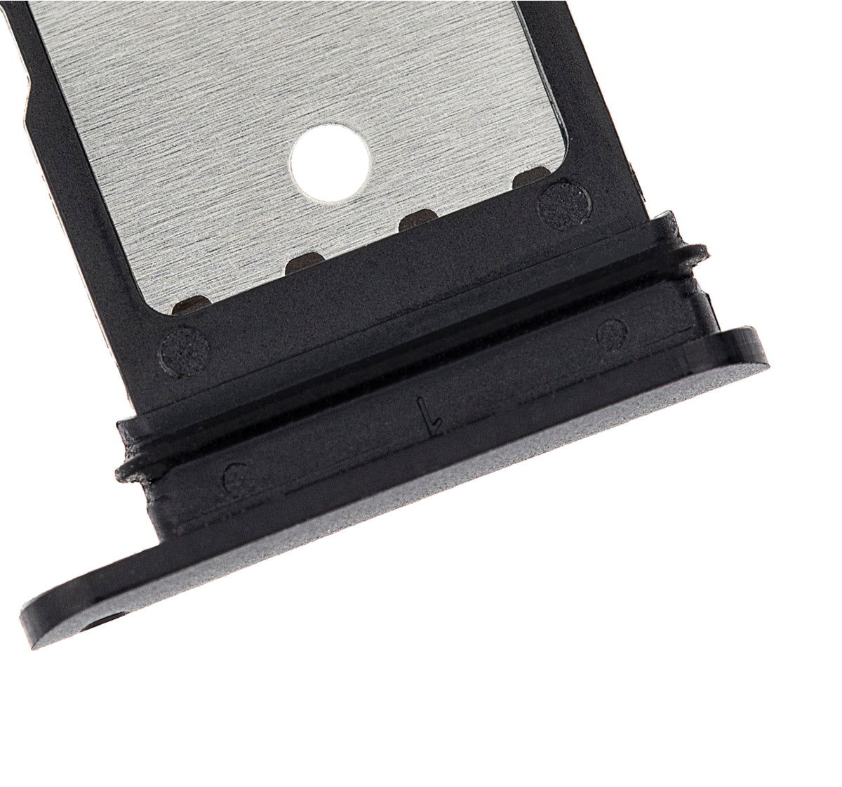 Sim Card Tray For Google Pixel 4 XL (Just Black) - phone repair part close-up