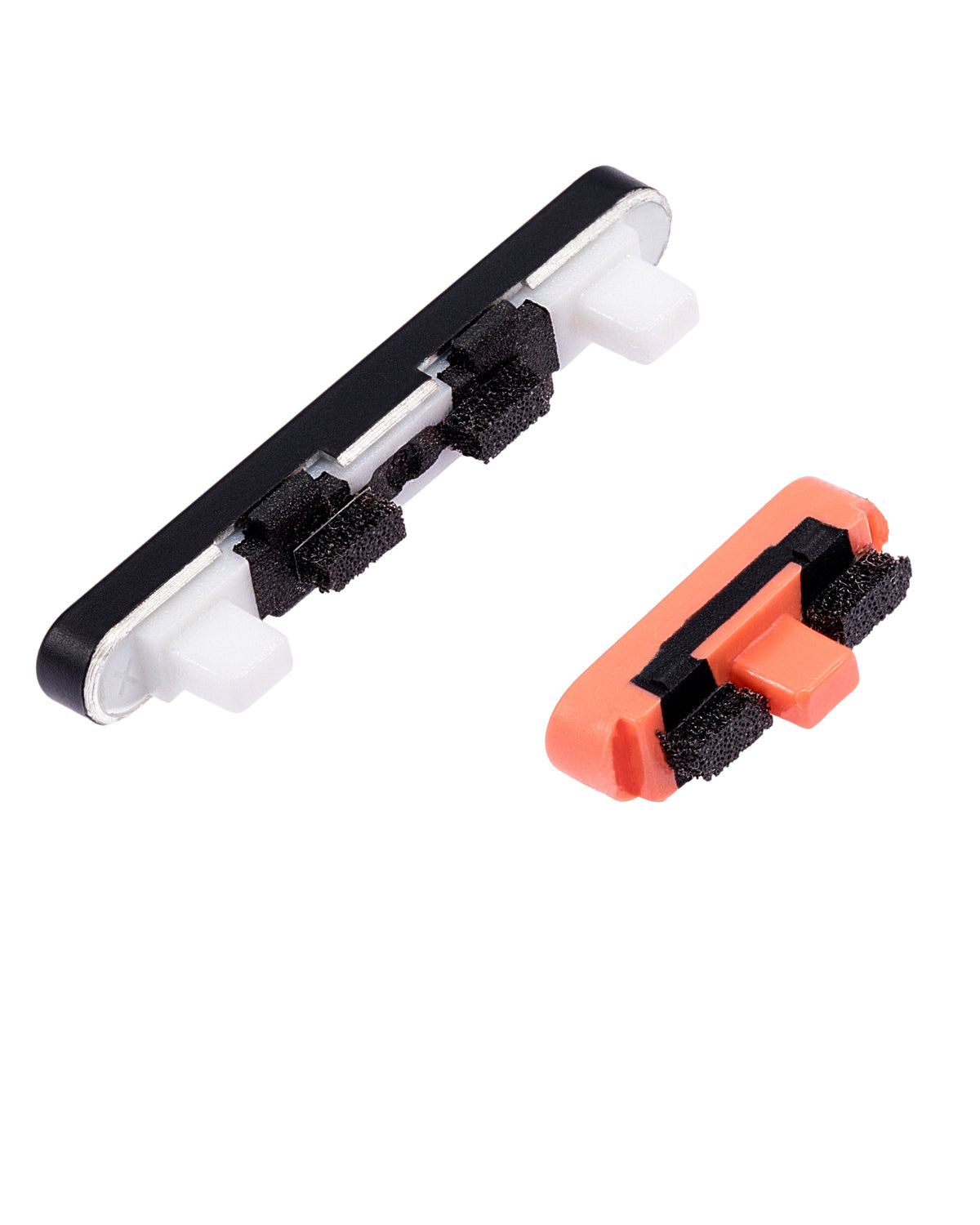Hard Buttons (Power / Volume) For Google Pixel 4 XL (Clearly White) - phone repair part close-up