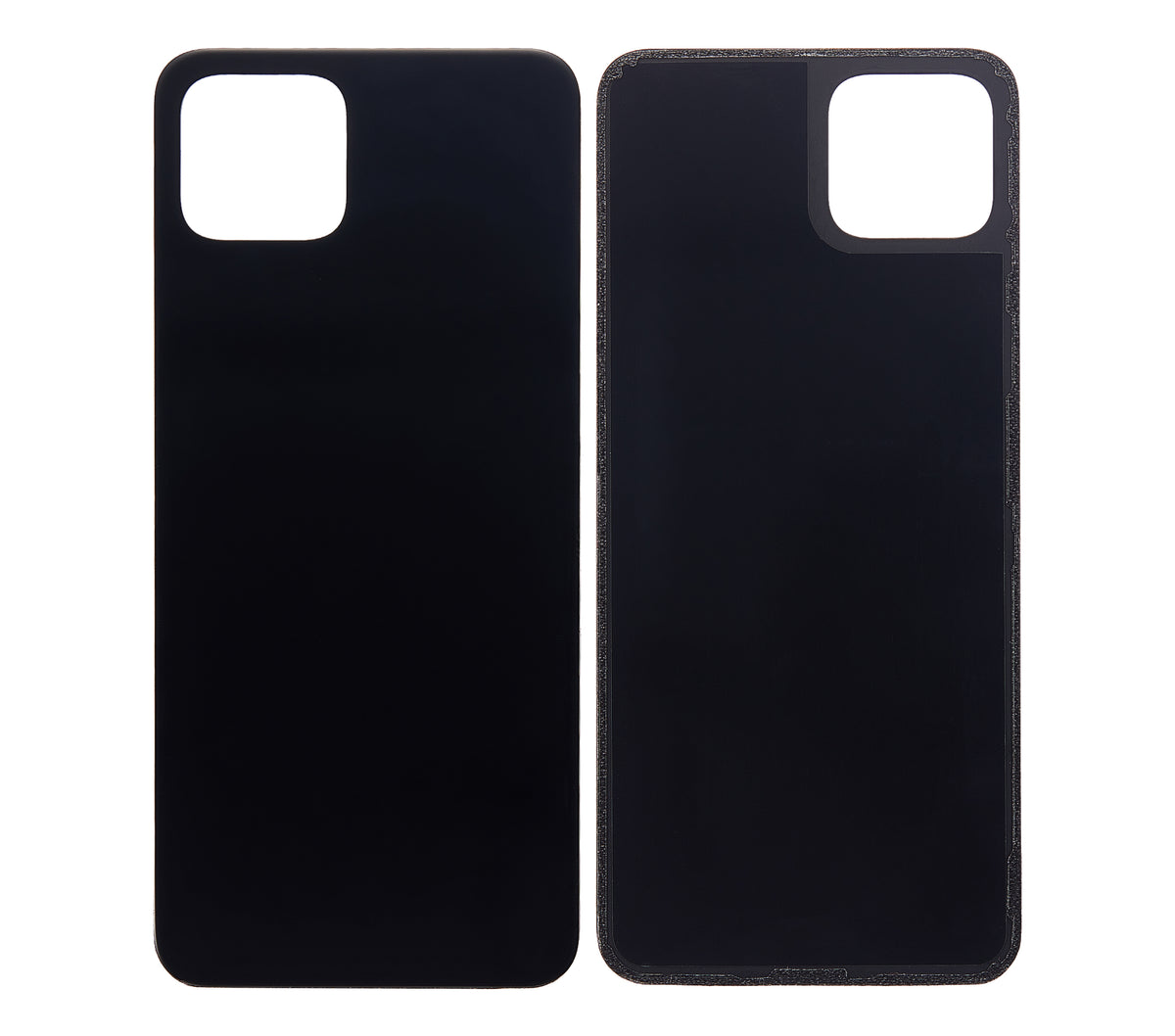 Back cover Glass For Google Pixel 4 (Just Black) - repair component alternate view