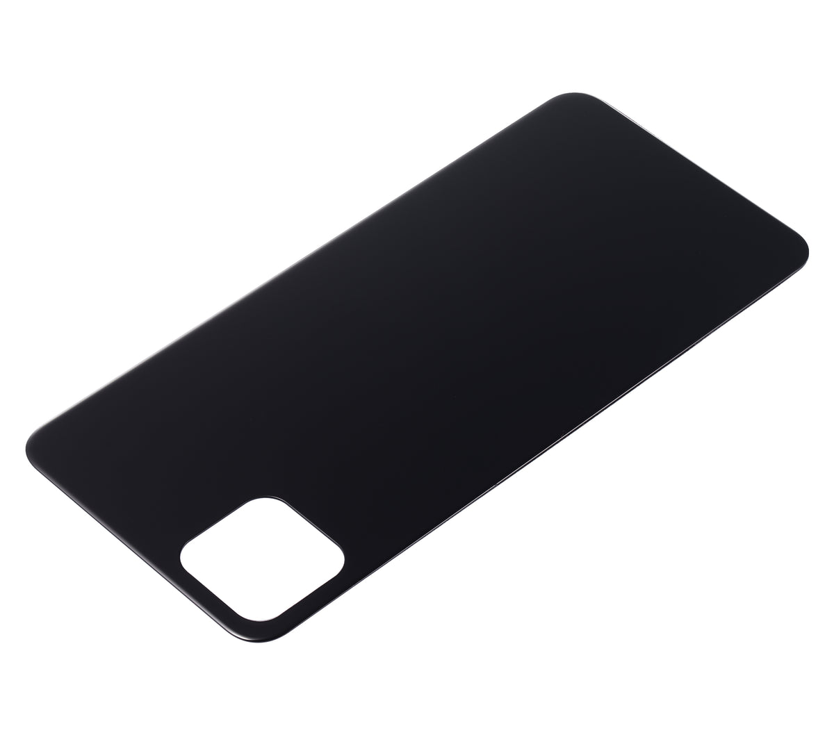 Back cover Glass For Google Pixel 4 XL (Just Black) - phone repair part close-up