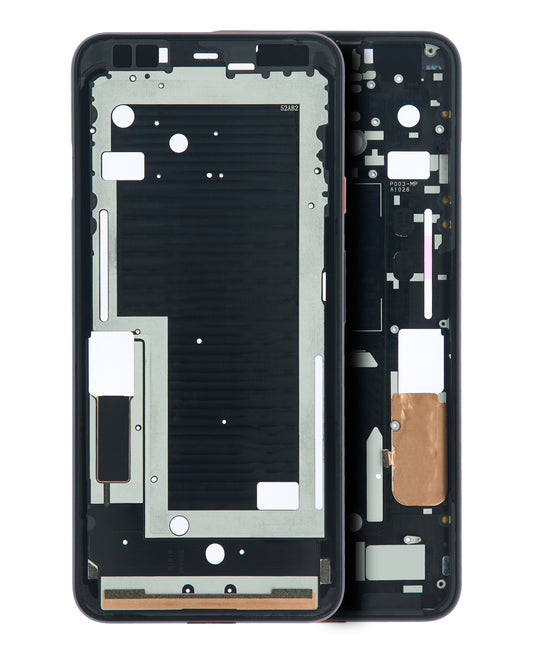 Mid-Frame Housing For Google Pixel 4XL (Oh So Orange Power Button) - replacement part product view