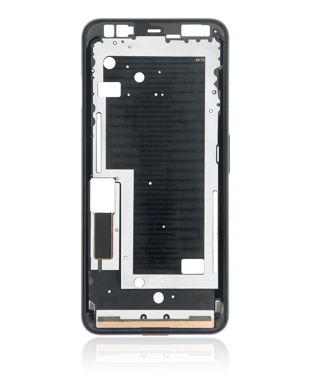 Mid-Frame Housing For Google Pixel 4XL (Clearly White Power Button) - phone repair component product image