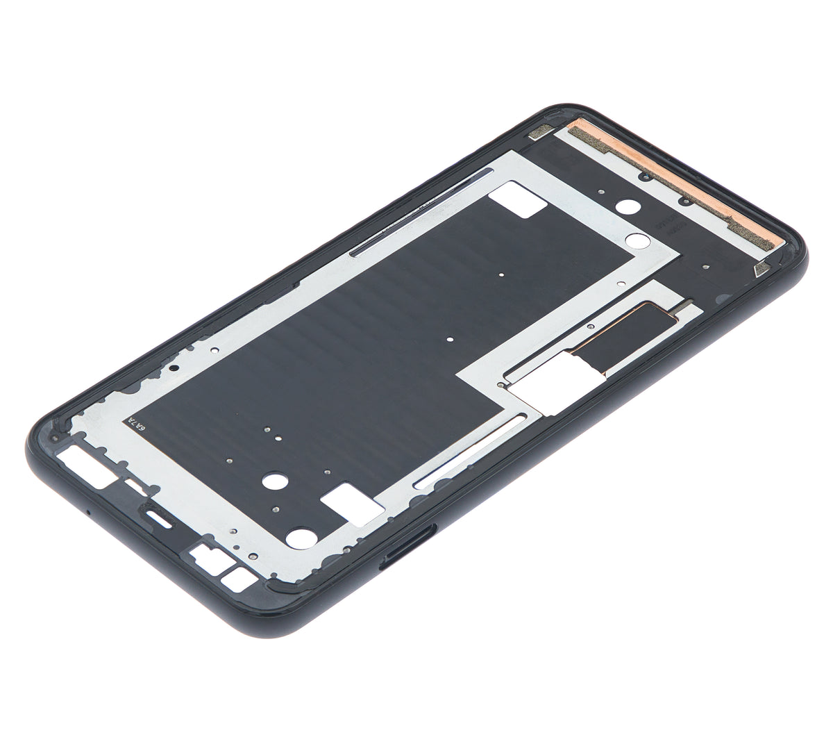 Mid-Frame Housing For Google Pixel 4XL (Clearly White Power Button) - replacement component detail view