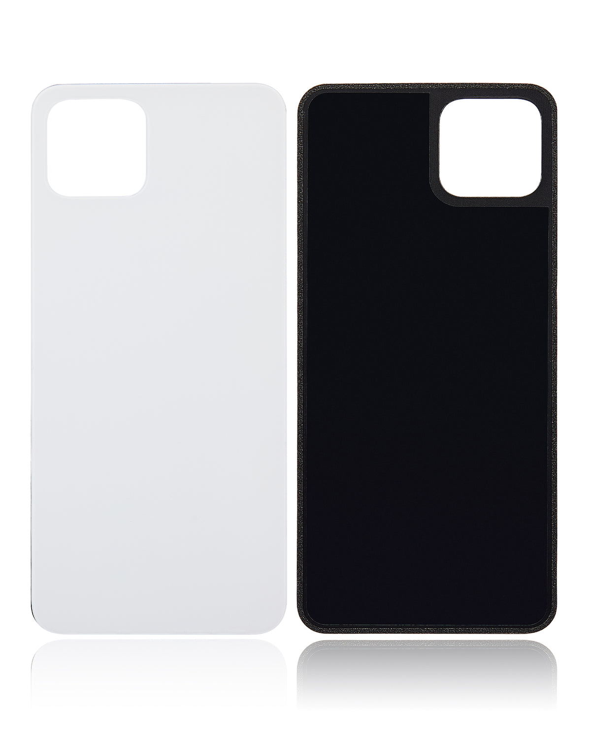 Back cover Glass For Google Pixel 4 (Clearly White) - repair component detailed angle