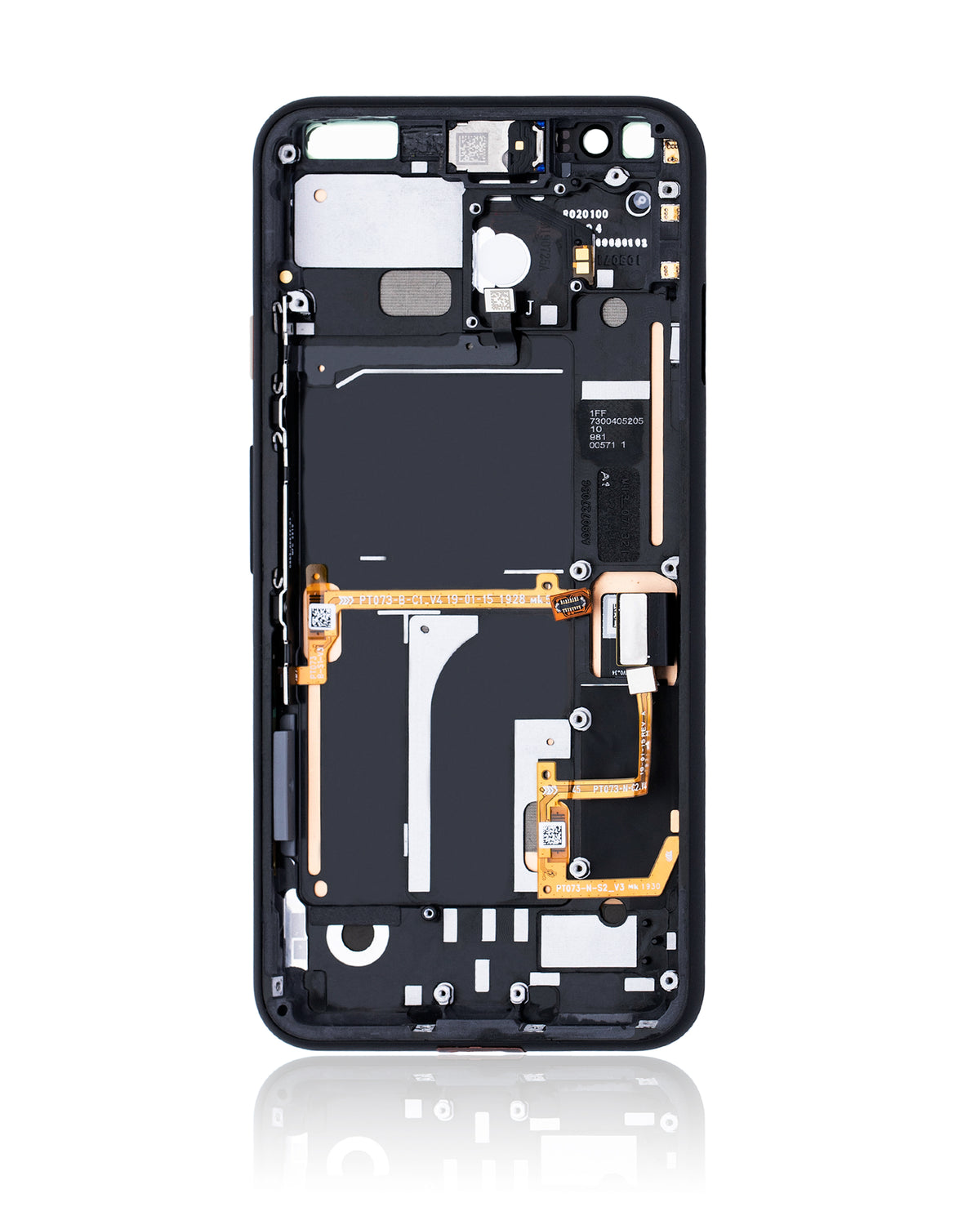 OLED Assembly With Frame For Google Pixel 4 (Refurbished) (Clearly White Power Button) - phone repair component product image