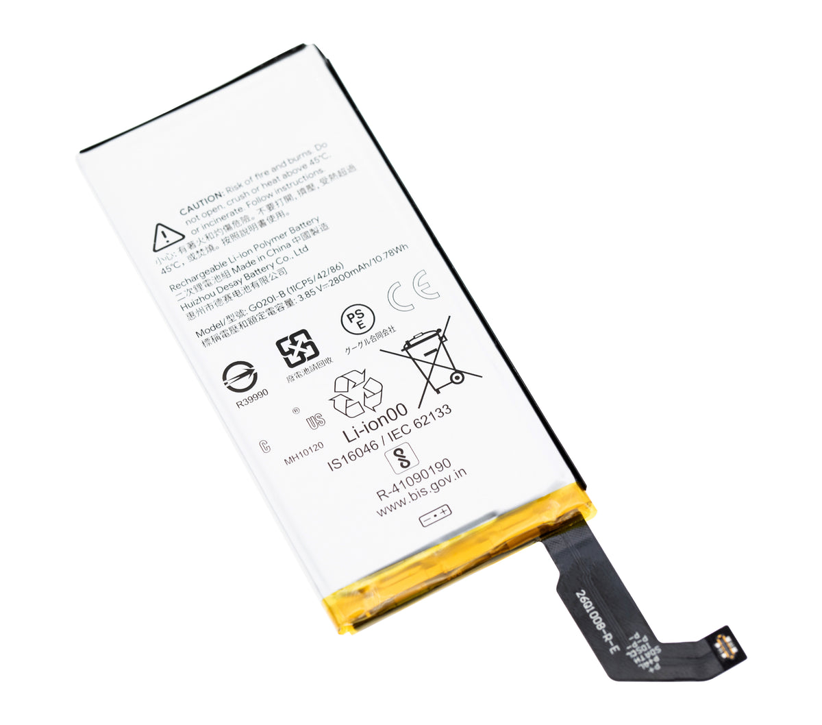 Replacement Battery For Google Pixel 4 (G020I-B) - phone repair part close-up