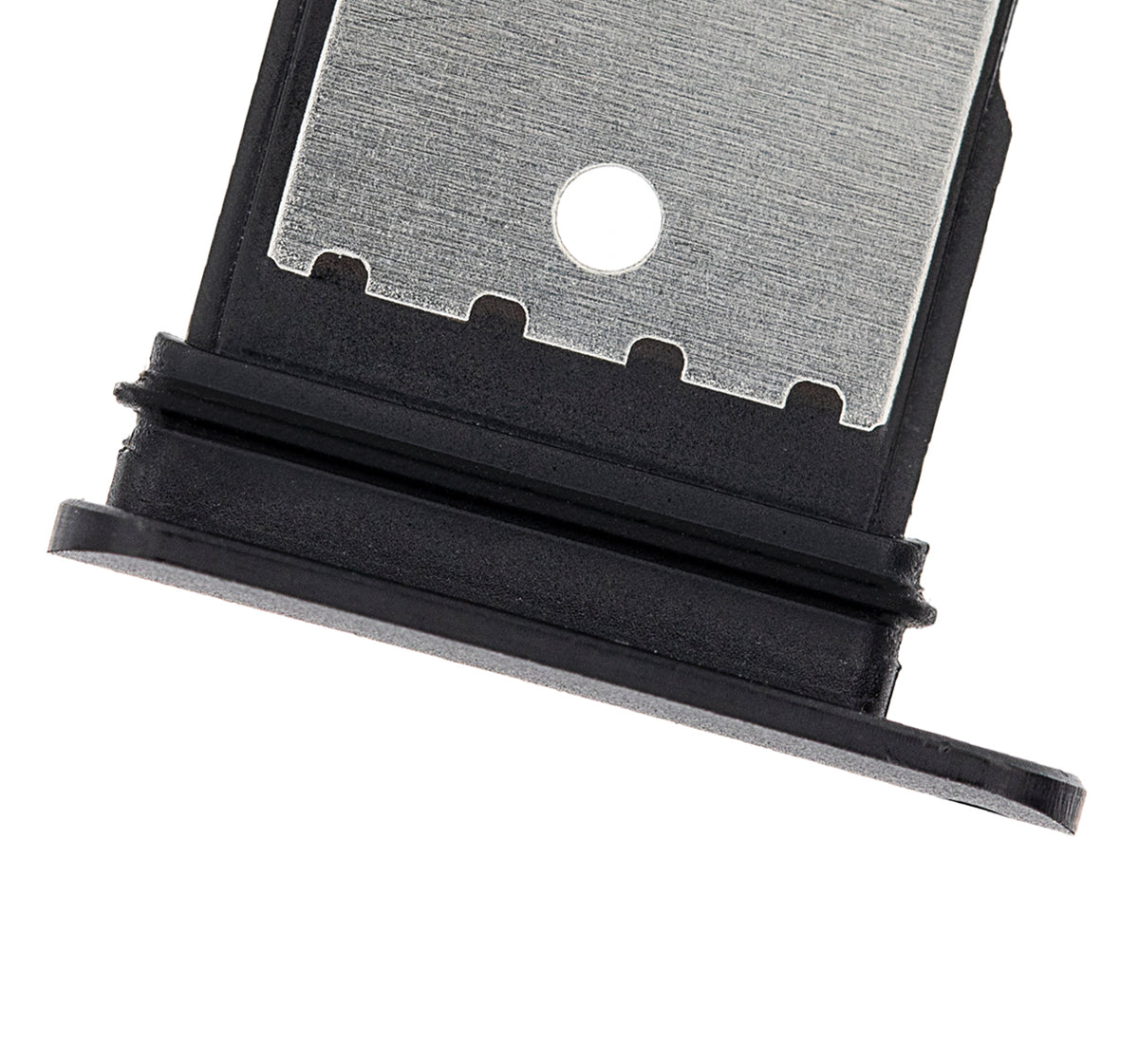 Sim Card Tray For Google Pixel 4 (Just Black) - replacement component detail view