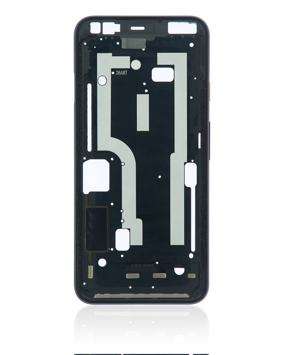 Mid-Frame Housing For Google Pixel 4 (Pink Power Button) - phone repair component product image