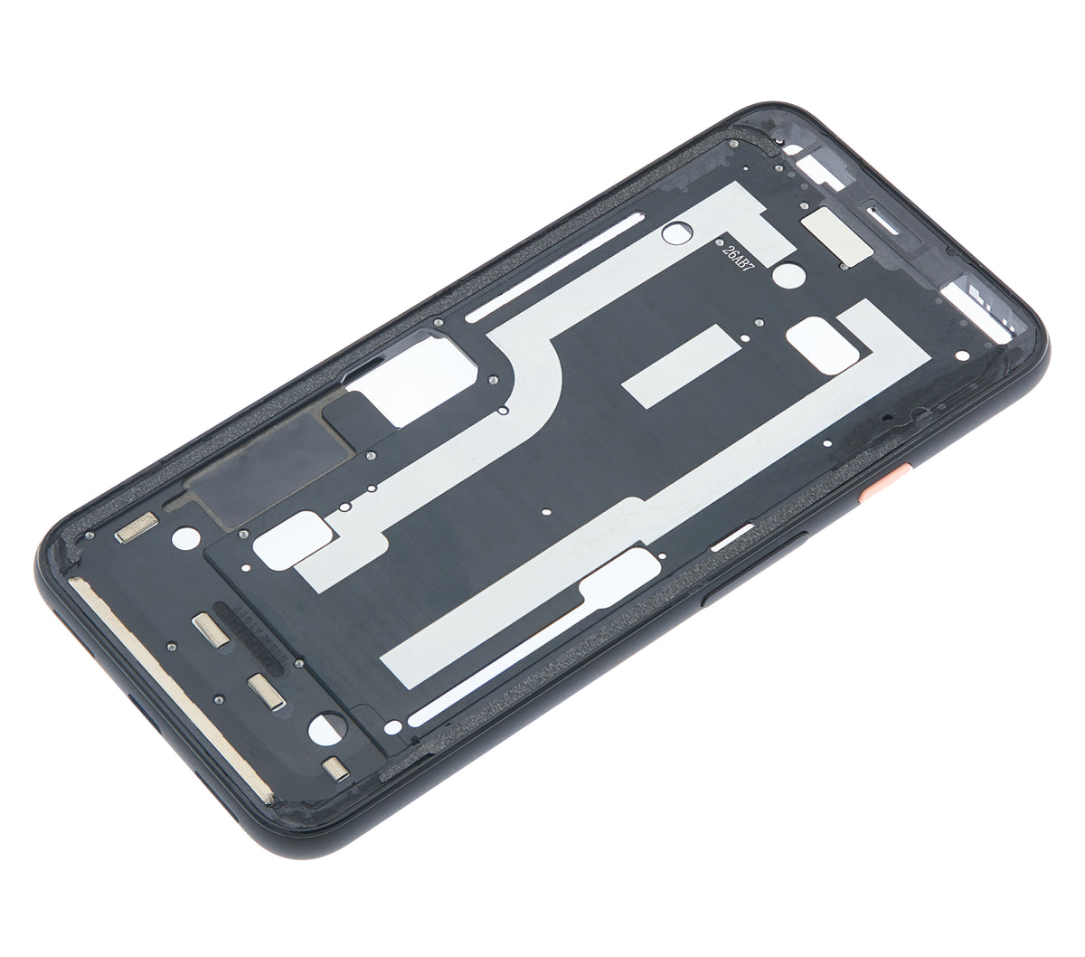 Mid-Frame Housing For Google Pixel 4 (Pink Power Button) - phone repair part close-up