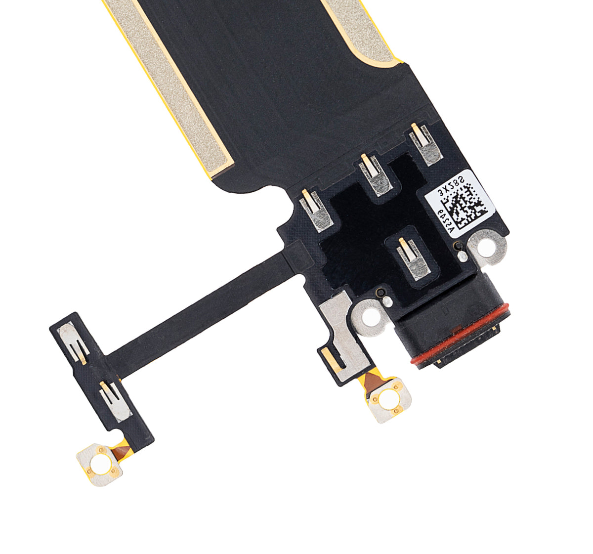 Charging Port With Flex Cable For Google Pixel 4 (US Version) - repair component detailed angle