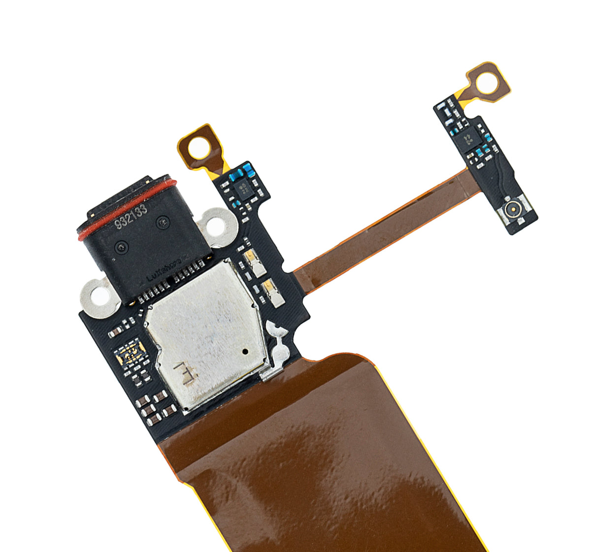 Charging Port With Flex Cable For Google Pixel 4 (US Version) - repair component alternate view