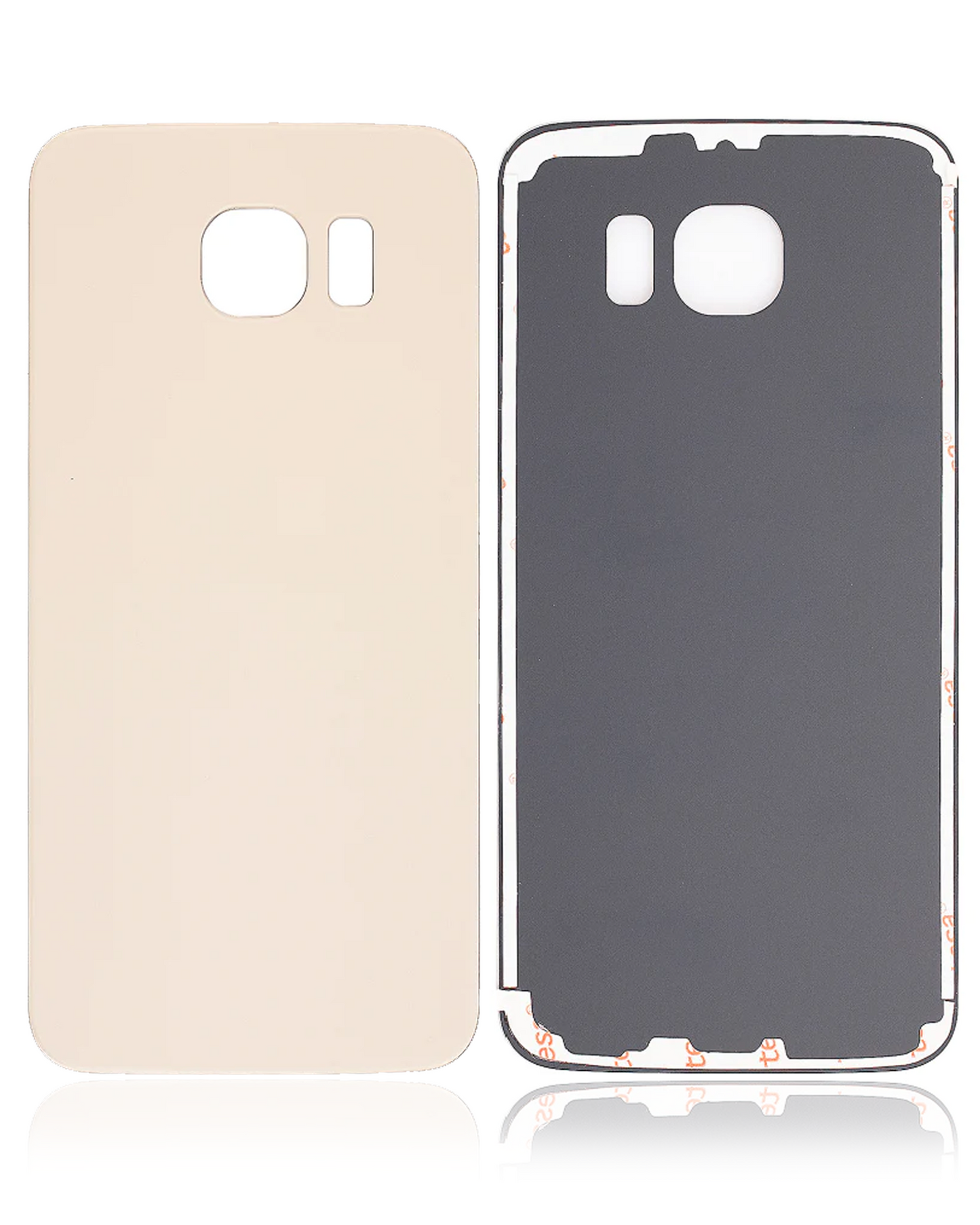 Back Cover Glass For Samsung Galaxy S6 (Service Pack) (Gold Platinum)