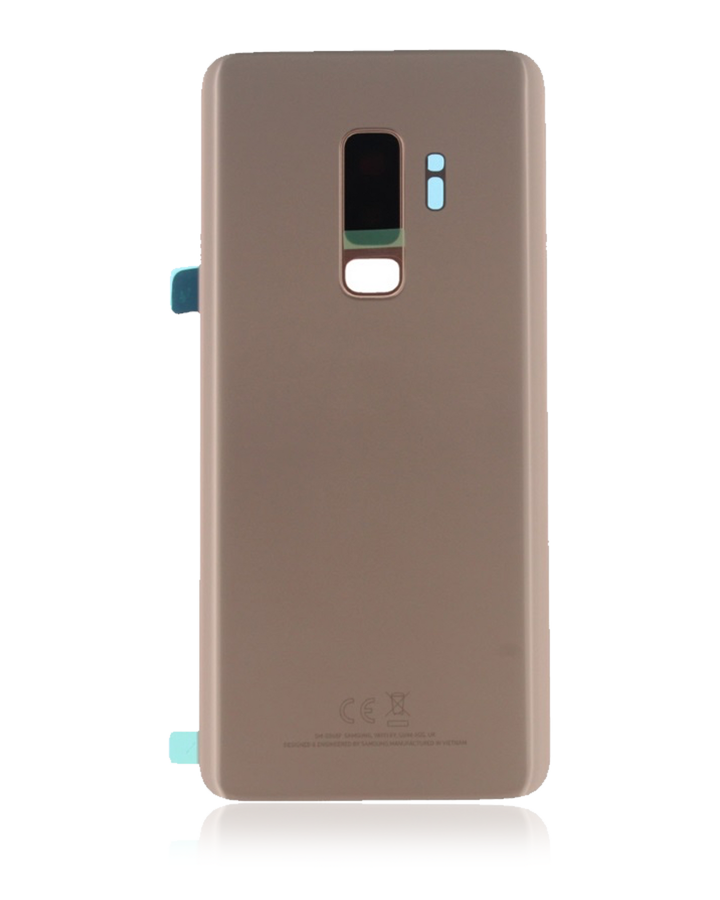 Back Cover Glass With Camera Lens For Samsung Galaxy S9 Plus (Service Pack) (Sunrise Gold)